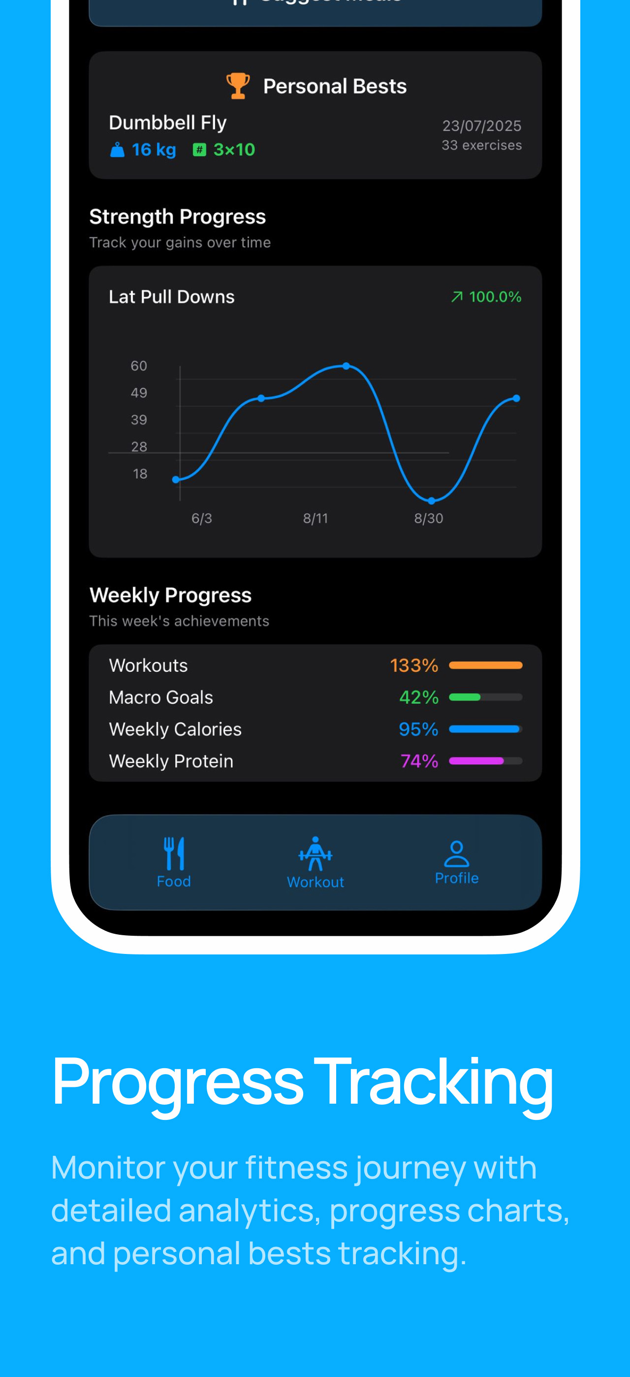 GAINS App Screenshot 2